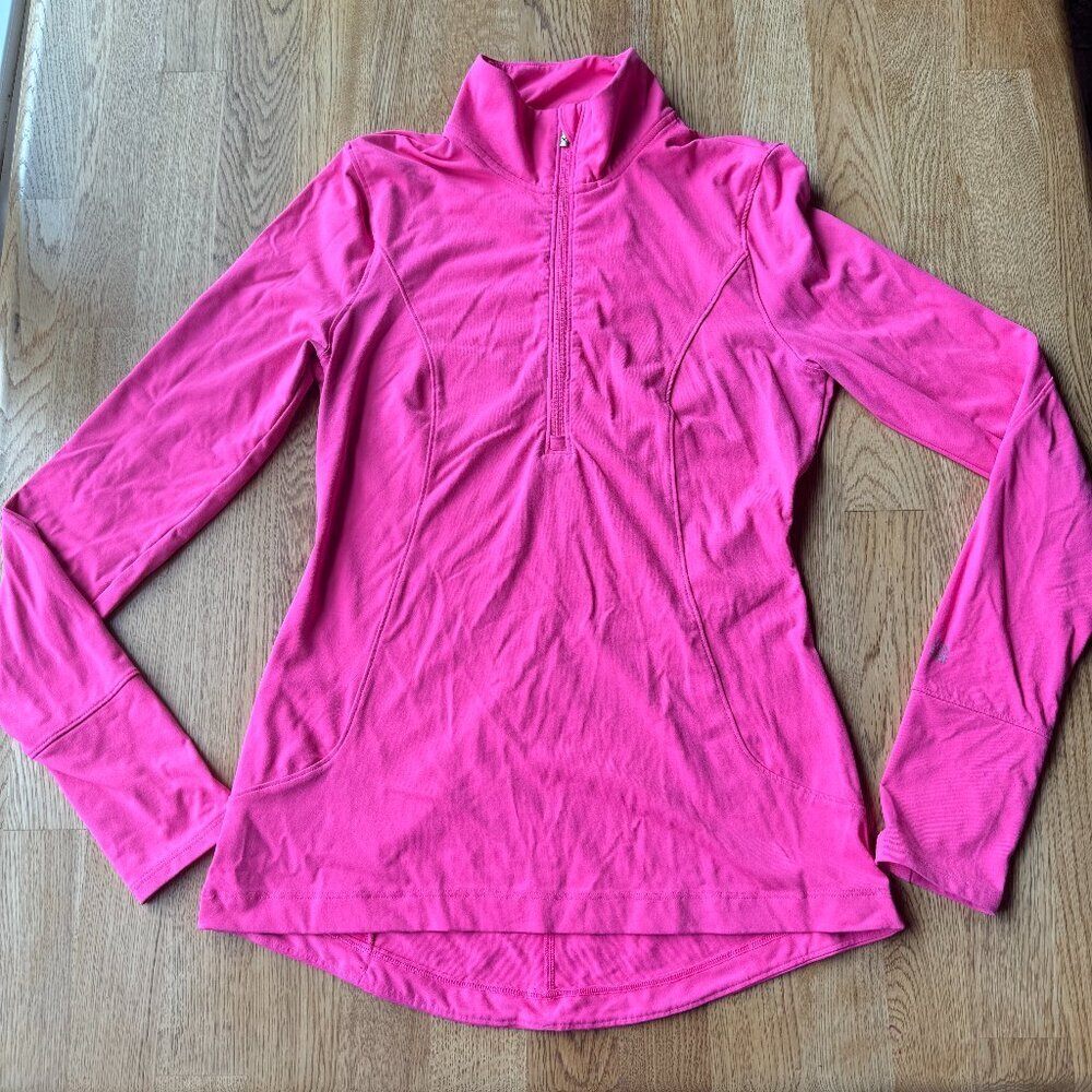 VSX Sport Pink Jacket Running Workout Half Zip Size Small